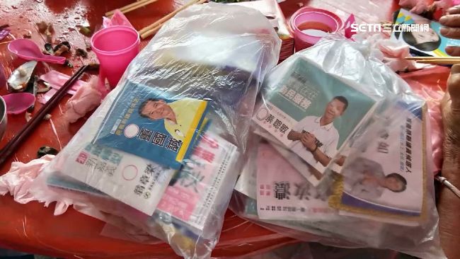 喜宴桌擺滿文宣　賓客當菜尾「打包」