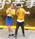 網美場景拍上癮莎莎、阿翔預告未來轉行當攝影。（記者邱榮吉/攝影）