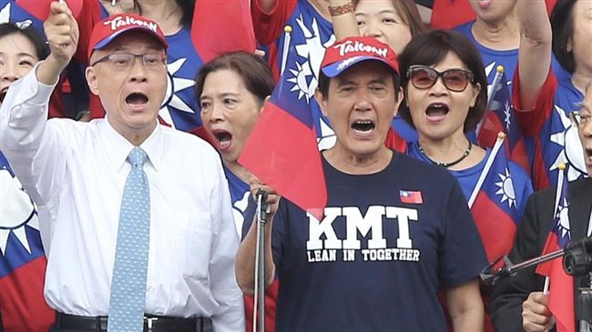 馬英九喊反攻收復台灣　網友神聯想柯