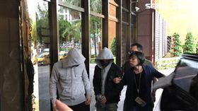 黃佑呈（前面灰色外套），謝亞軒（後面穿黑外套），南京東路，競速，撞死3人，殺人，移送北檢。潘千詩攝影