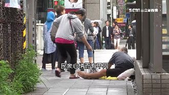 遊民、比丘尼搶地盤！一日所得差1倍