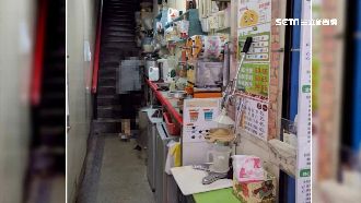 0.5坪樓梯通道賣珍奶　違法慘收攤