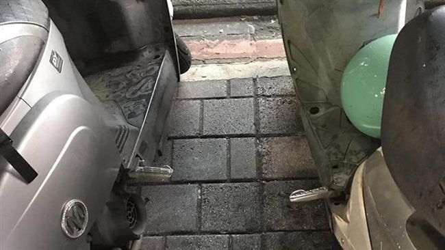 穿越併排機車…他連吃2計脛骨粉碎器