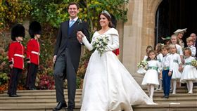尤金妮公主,皇室,婚禮（圖／翻攝自The Royal Family Twitter）