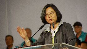 年底選戰  總統：守護自由民主之戰