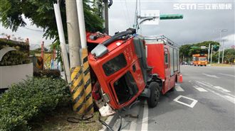 畫面曝光！車頭彈出衝撞　消防員不治