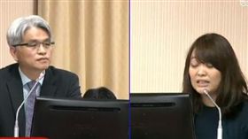 親民黨立委陳怡潔,中選會主委陳英鈐(圖/截取國會直播頻道)