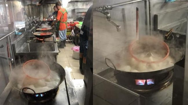 漁港餐廳「塑膠籃」下鍋煮　店家喊冤