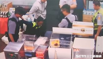 男1小時搶3超商　進警局竟嚇到挫屎