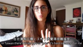（圖／翻攝自Julie Flower YouTube）文化差異,法國,勞工,YouTuber