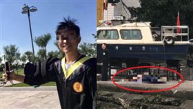 大陸,浙江,錢塘江,博士,輕生(圖/翻攝自微博)