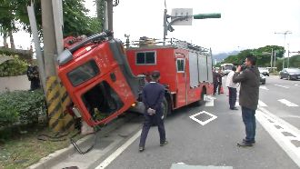 休假消防返隊驗車　遇意外殉職留三子