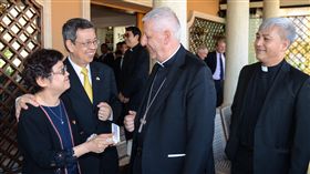 副總統陳建仁14日出席先教宗保祿六世等7位聖人的封聖大典。（圖／總統府提供）