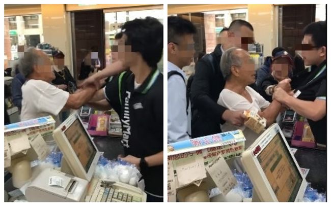 闖超商上廁所遭拒　老伯暴打怒罵店員