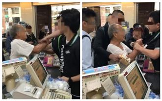 闖超商上廁所遭拒　老伯暴打怒罵店員