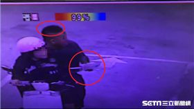 老婆沒帶錢加油遭抵押手機　夫拿便當衝加油站罵三字經／楊先生授權提供