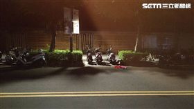 國旗,折斷,毀損,永和,翻攝畫面