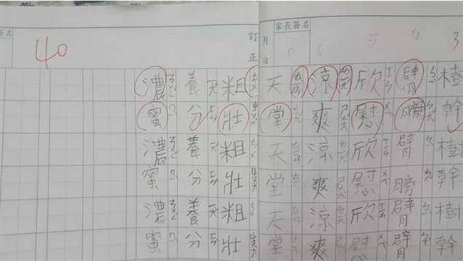 字醜被狂扣分！小三生邊重寫邊掉眼淚