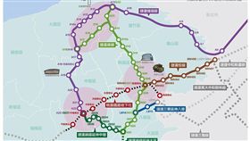 桃園捷運綠線路線圖（圖／翻攝自桃園市政府捷運工程局官網）
