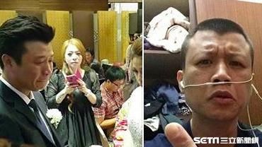 淡定爸曬結婚照　網驚：萌女鵝是遺傳