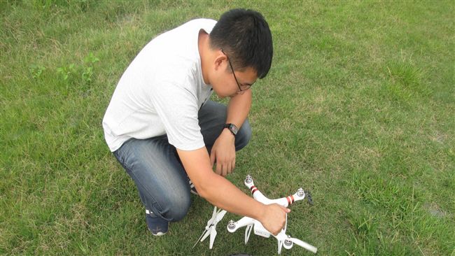 新科技助監控　南投用空拍機防燒稻草