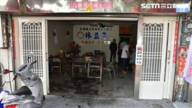 台中外埔區里長參選人林益年服務處失火，嫌犯因不滿借不到錢怒丟汽油彈。（圖／翻攝畫面）