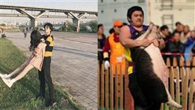 情侶,合照,解嗨,神回,Dcard　圖／翻攝自Dcard