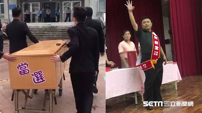 從棺材爬出來抽籤　這候選人抽中4號