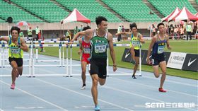 陳奎儒以13秒86破大會成績摘金。（圖／記者劉忠杰攝影）