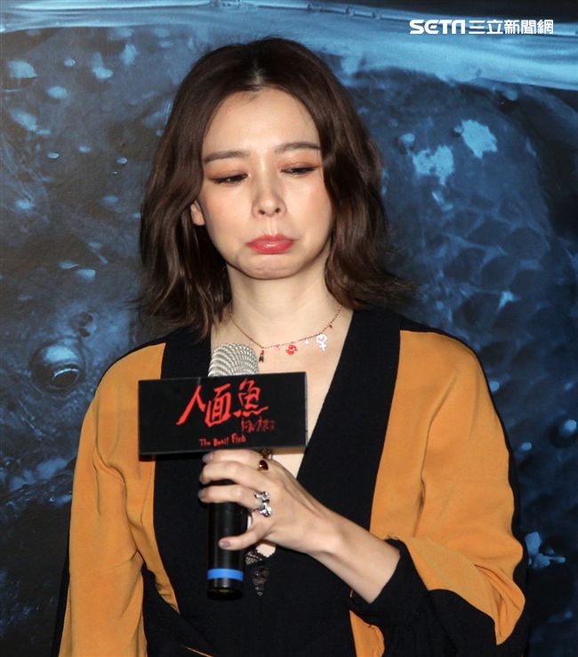 「人面魚紅衣小女孩外傳」女主角徐若瑄。（記者邱榮吉/攝影）