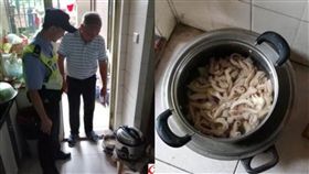 雞腸,老鼠藥,掉落,料理,有毒,偷竊,警察,撿到,大陸,廣東　圖／翻攝自微博　