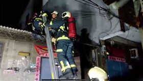 台北,社子,火警,焦屍,父子（圖／翻攝畫面）