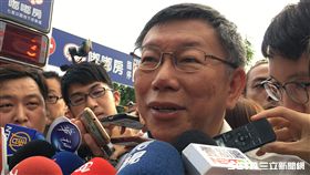 柯文哲行動競選總部開幕園遊會 柯文哲回應失言 盧冠妃攝