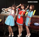 日本AV女優三上悠亞、松田美子、櫻萌子安安大明星。（記者邱榮吉/攝影）