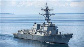 美國軍艦DDG89曾於七月航經台灣海峽,圖片來源美國海軍官網
