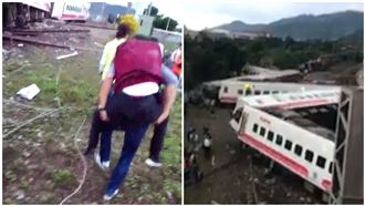 普悠瑪斷成「W」　驚悚翻覆影片曝光