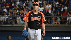統一獅投手瑞安。（圖／記者王怡翔攝影）