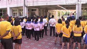 卑南國中開朝會,師生氣氛低迷