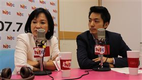 蔣萬安、柯志恩　圖／Hit Fm《蔻蔻早餐》製作單位提供