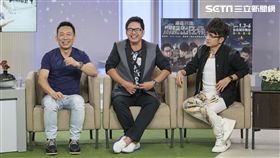 郭子乾帶領三笑上購物台推銷舞台劇《悶鍋出任務》（圖／東森劇場提供）