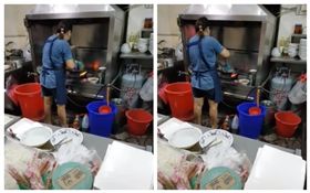 高雄,羊肉爐,米粉,尼龍袋（圖／翻攝自爆料公社）