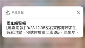這次地震警報先響！網驚：以為是測試