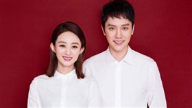 趙麗穎宣布與馮紹峰領證結婚　圖／翻攝自微博