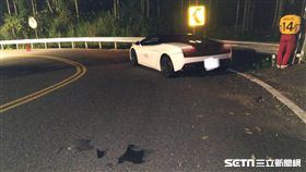 日月潭環潭公路省道台21甲線18.8K車禍／翻攝畫面