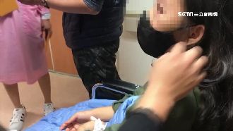 董家員工同車重傷…女兒坐輪椅急探母