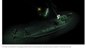 （圖／翻攝自NPR）古代,沉船,古希臘,黑海,鬼船墓場