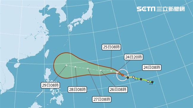 玉兔已成強颱！估下周日最接近台灣