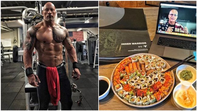 巨石強森進化　18周重到118kg