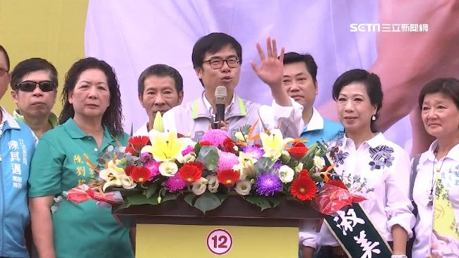 黃淑美拚議員5連霸　陳其邁站台助威