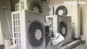 工安意外,冷氣工,台南／翻攝畫面